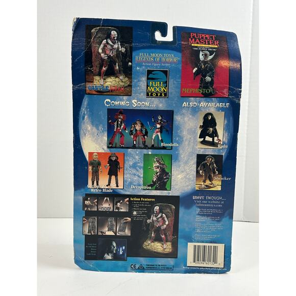 Full Moon Toys Legends of Horror Castle Freak Figure 1998 NIB Vintage Horror - Picture 7 of 11